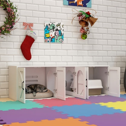 Modern Wooden Cat Litter Box Furniture