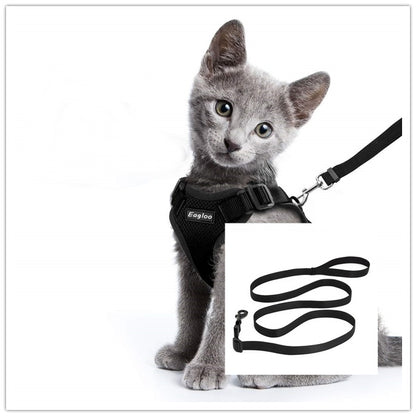 Escape-Proof Adjustable Cat Vest Harness