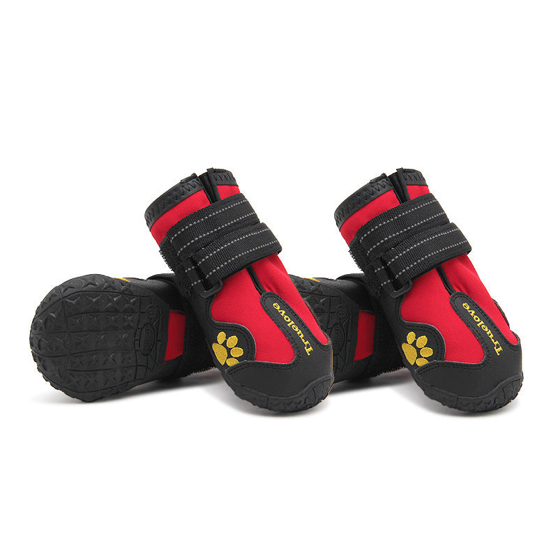 Non-Slip Dog Shoes with Secure Velcro