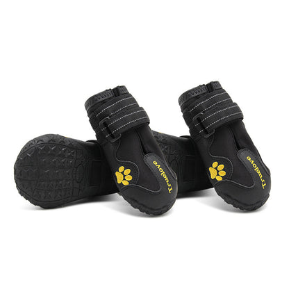 Non-Slip Dog Shoes with Secure Velcro