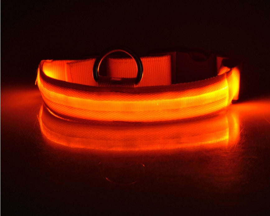 Nylon LED Luminous Pet Collar