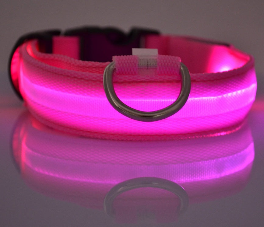 Nylon LED Luminous Pet Collar