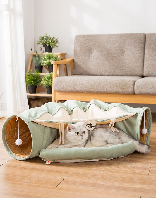 Durable Collapsible Cat Tunnel