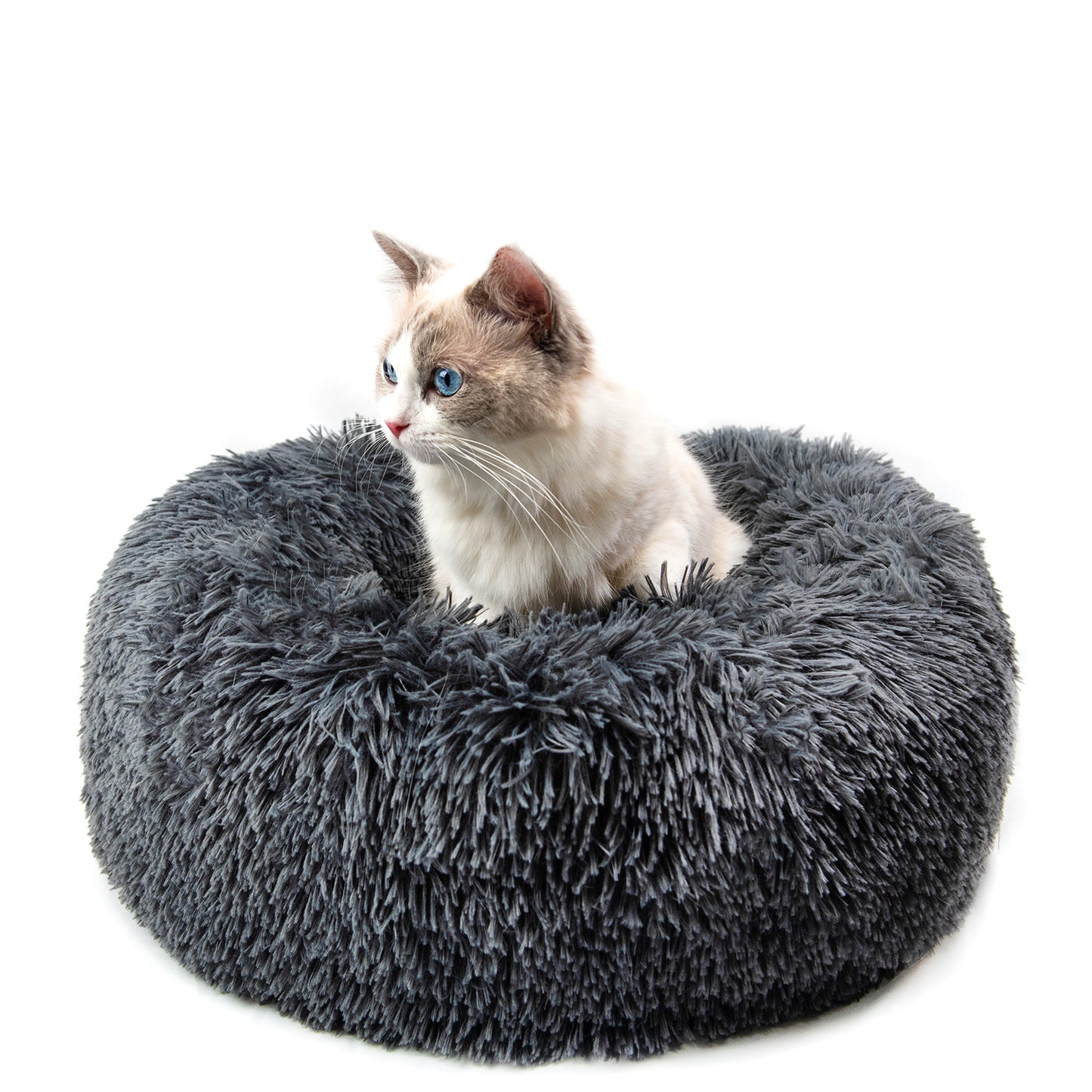 Plush Round Pet Bed & Kennel