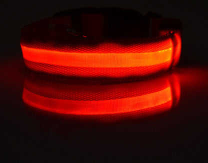 Nylon LED Luminous Pet Collar