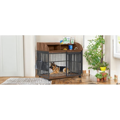 Heavy Duty Wooden Kennel for Large & Medium Dogs