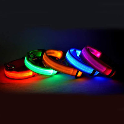 Nylon LED Luminous Pet Collar