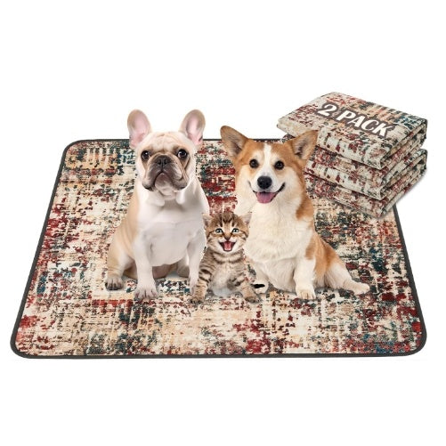 Washable & Reusable Pet Pee Pads (2 Pack)