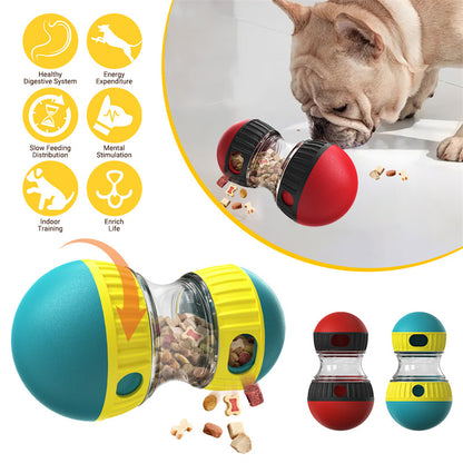 Food Dispensing Puzzle Ball for Dogs – Slow Feeder Design