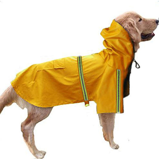 Reflective Waterproof Dog Raincoat