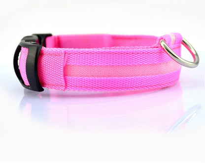 Nylon LED Luminous Pet Collar