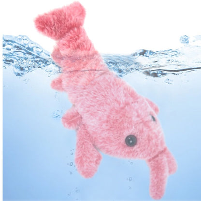 Electric Jumping Shrimp & Lobster Pet Toy – USB Rechargeable