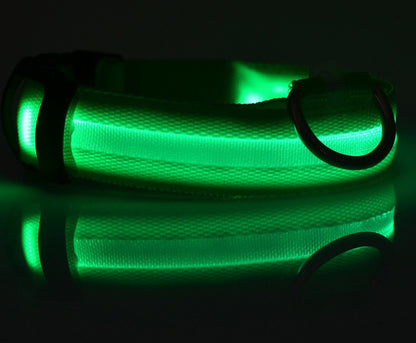 Nylon LED Luminous Pet Collar