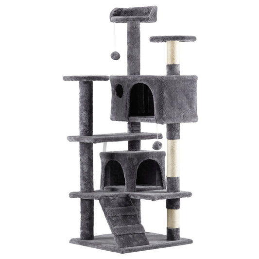 53-Inch Multi-Level Cat Climbing Frame