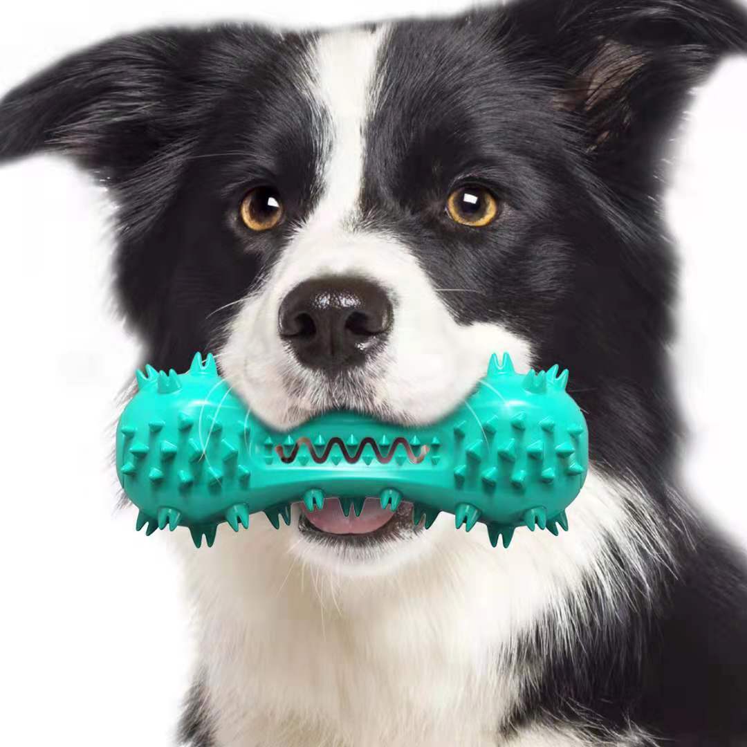 Rubber Chew & Cleaning Dog Toy – Dental Care for Aggressive Chewers