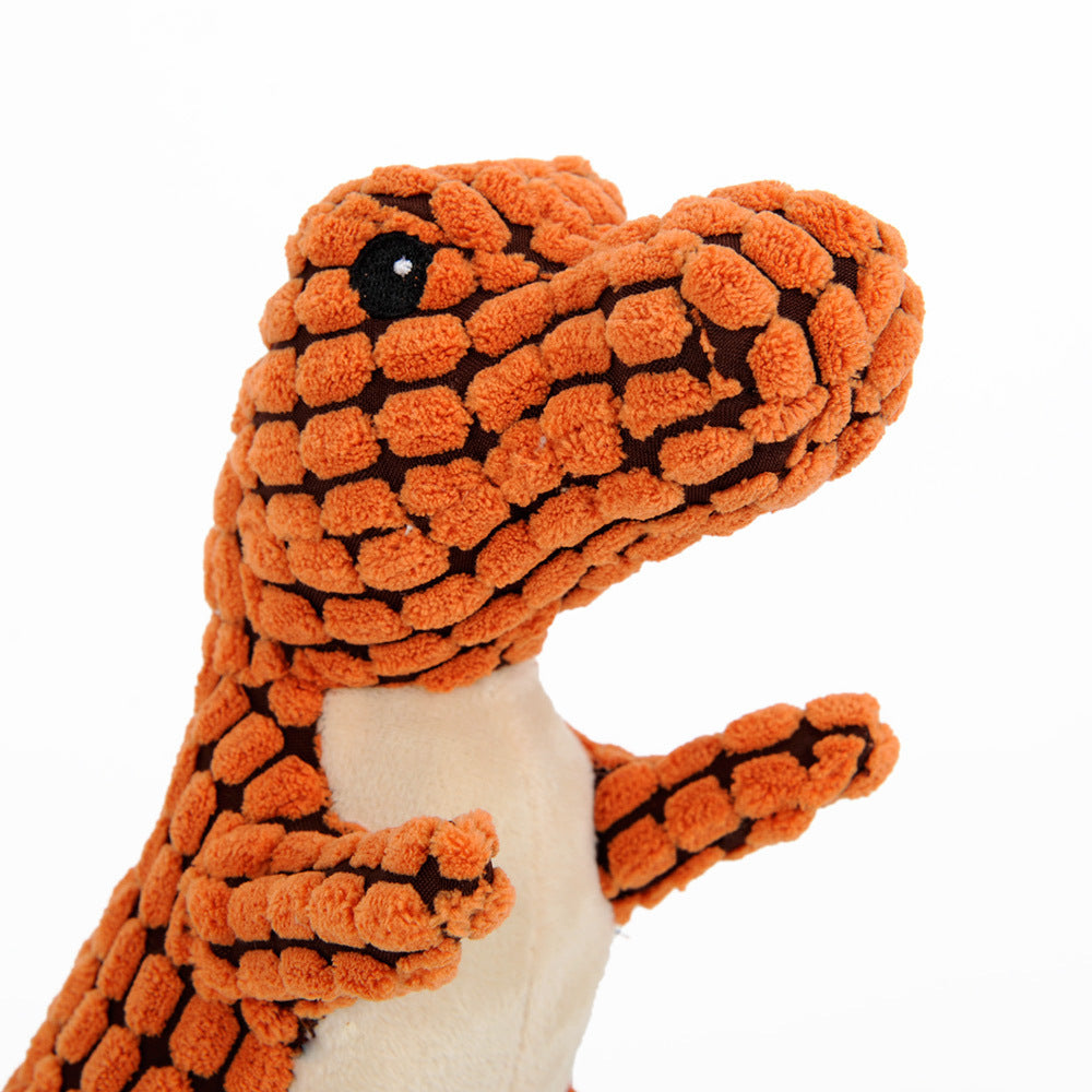 Giant Dinosaur Plush Chew Toy for Large Dogs