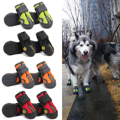 Non-Slip Dog Shoes with Secure Velcro