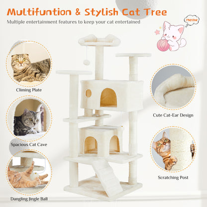 Multi-Functional Cat Treehouse & Climbing Frame