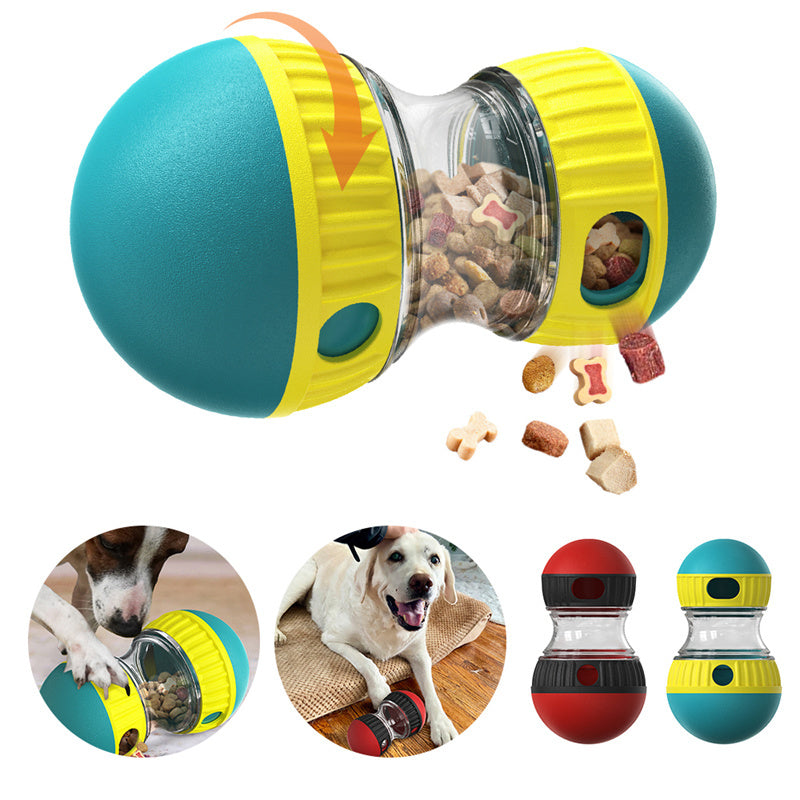 Food Dispensing Puzzle Ball for Dogs – Slow Feeder Design