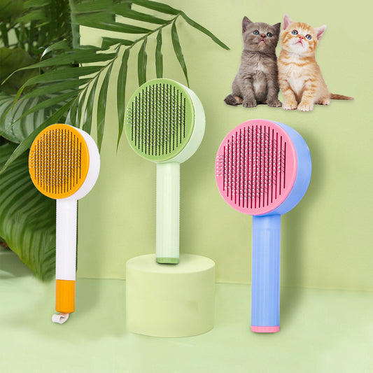 Curved Needle Massage Pet Comb