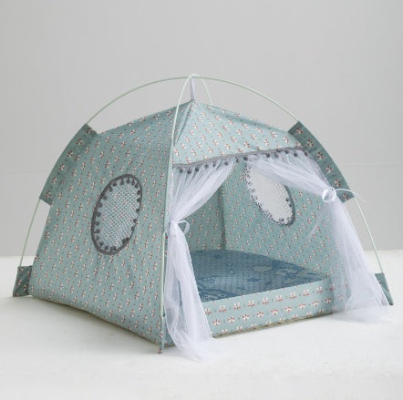 Enclosed Cat Tent & Pet Bed