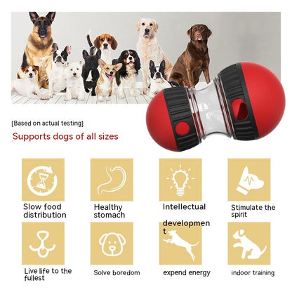 Food Dispensing Puzzle Ball for Dogs – Slow Feeder Design