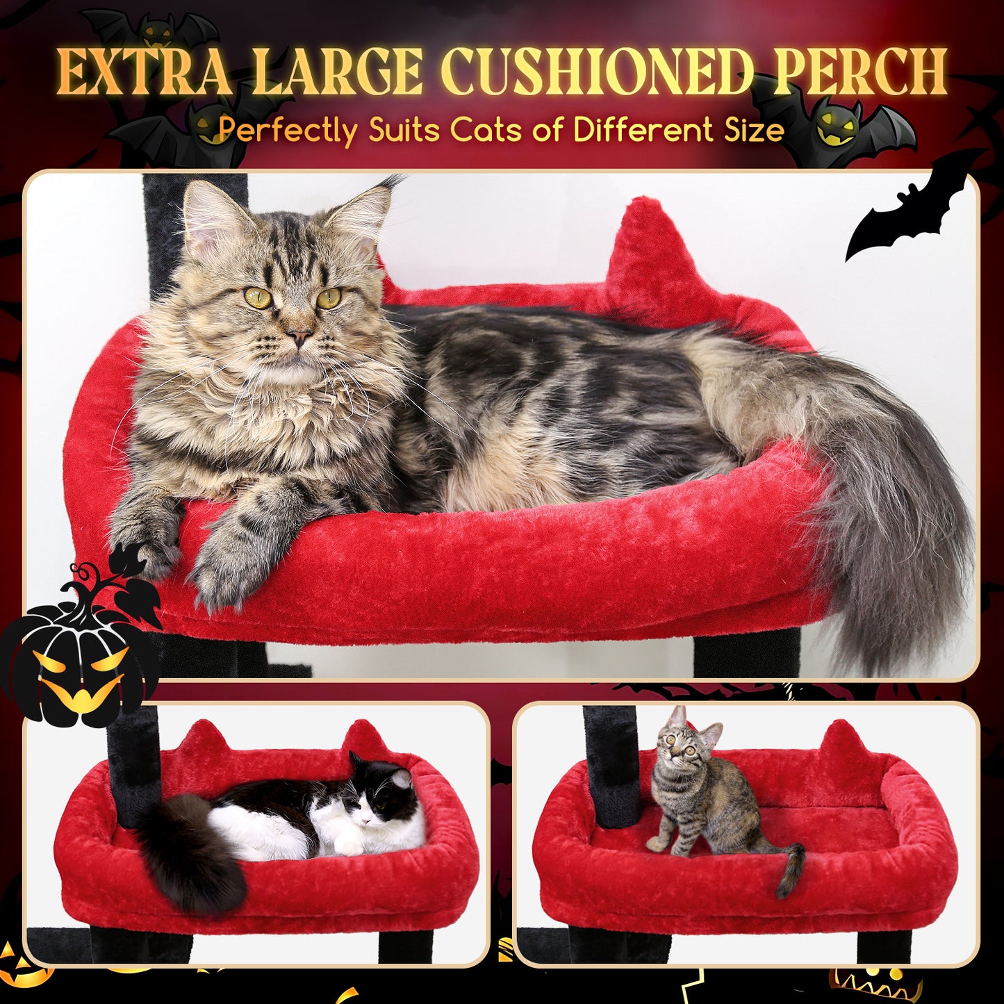 50 Inch Gothic Cat Climbing Rack