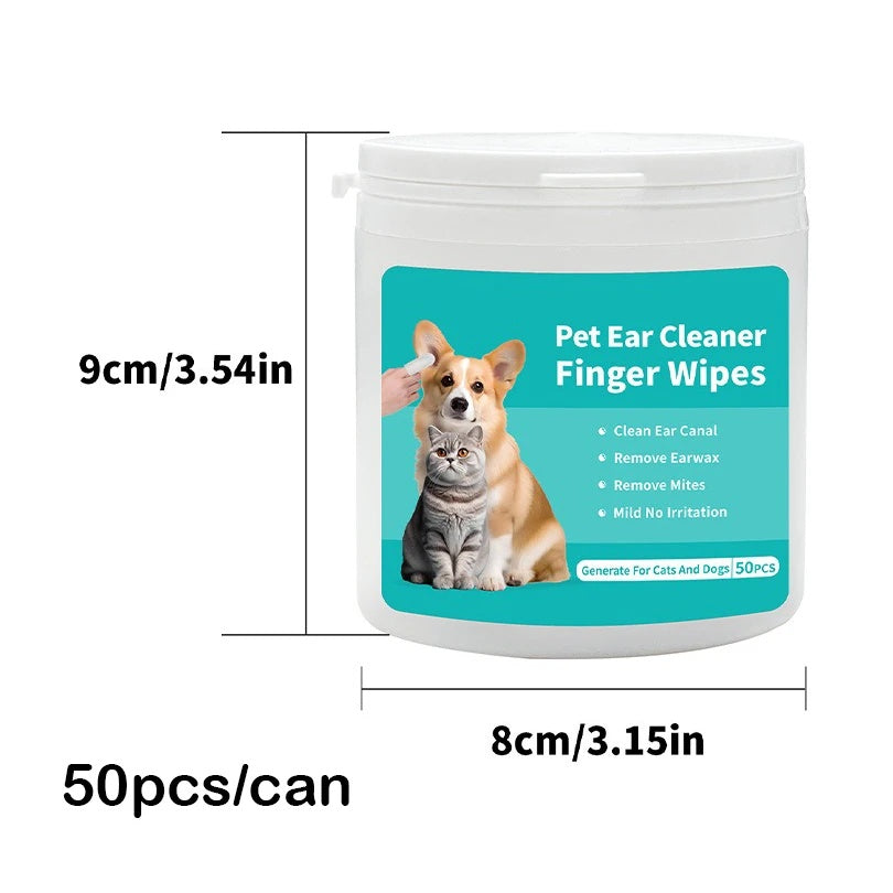 Pet Eye Wipes – Tear Mark Removal & Cleaning Wet Tissues