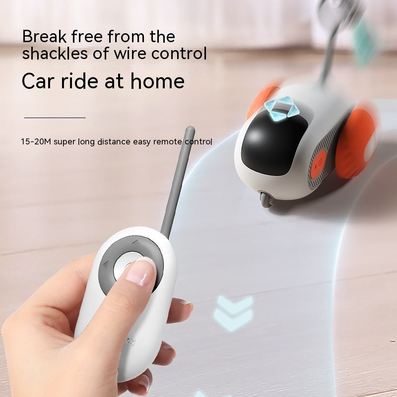 Interactive Remote Control Cat Car – USB Rechargeable Fun