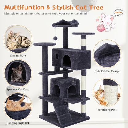 Multi-Functional Cat Treehouse & Climbing Frame