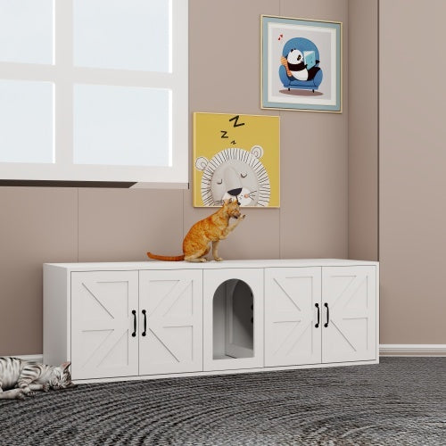 Modern Wooden Cat Litter Box Furniture